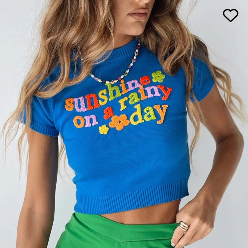 Princess Polly “Sunshine on a Rainy Day” Top S/M